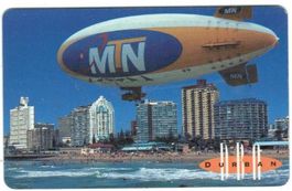 Telefonkarte Südafrika Zeppelin über Durban