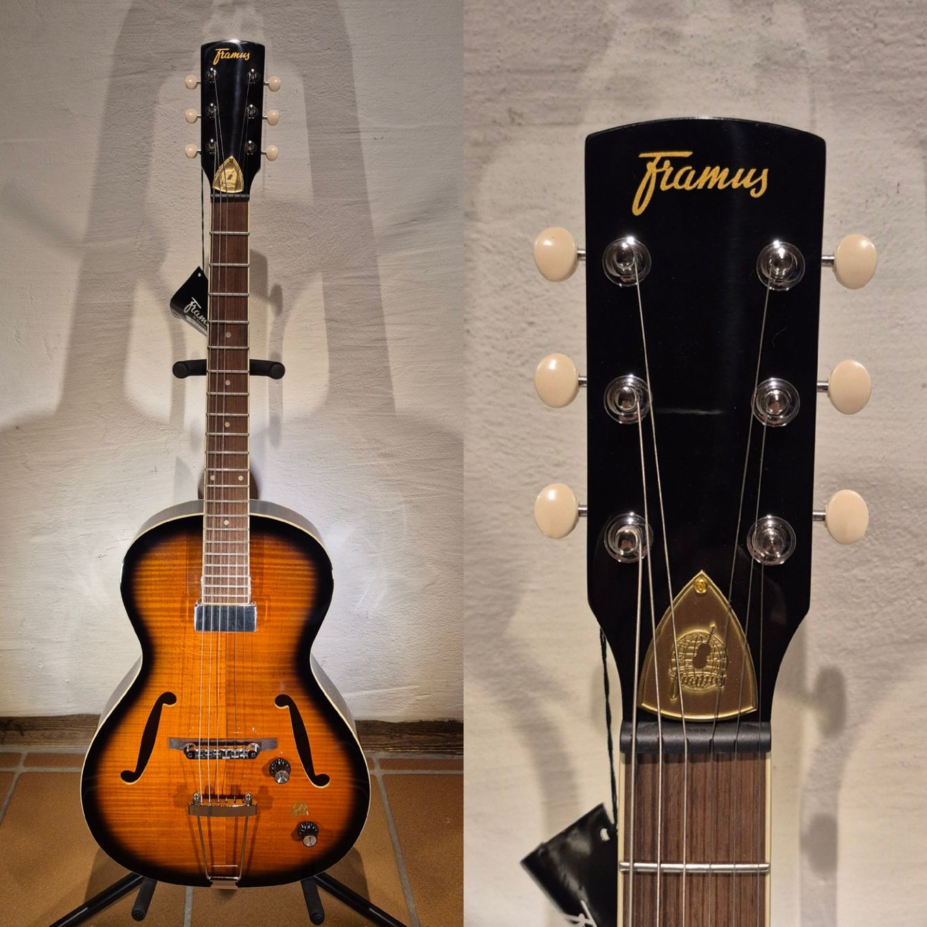 Framus Musikinstrumente: Neu: Framus Vintage 5/51 Studio Honey – Neu und originalverpackt aus Winterthur von NorrSydGuitars