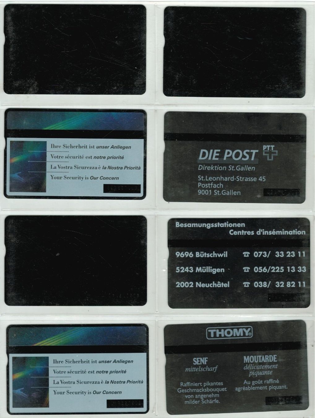 Schede telefoniche: 8 Taxcards – Usato da Zürich venduto da Tolima194 1