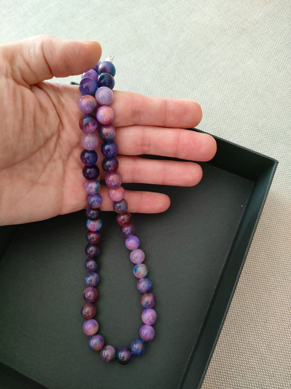 Catenine: Schöne Kette Multicolour Jade- Aktion! – Nuovo e nell'imballaggio originale da Bern venduto da Lidia.5 1