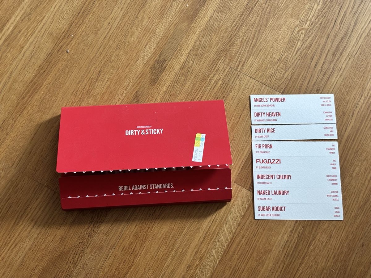 Profumi & Eau de Toilette: BORNTOTSTANDOUT Dirty & Sticky Discovery Set  – Usato da Zürich venduto da Thetimtam