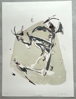 STEPHANIE GROB 1957 LITHOGRAPHIE SIGNIERT NUMMERIERT