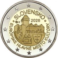 Slovakia - 2 Euros (Trenčín) 2026 UNC