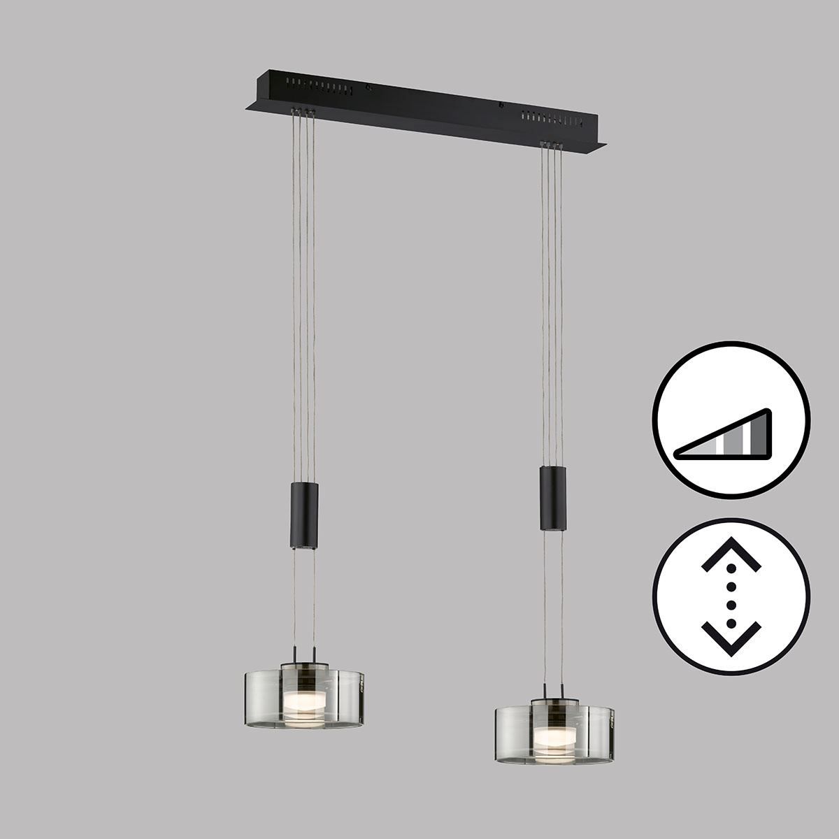 Lampadari & plafoniere: LED Pendelleuchte, Spots, 64 cm x 20 cm – Nuovo (secondo la descrizione) da Kreuzlingen venduto da Smart-Light