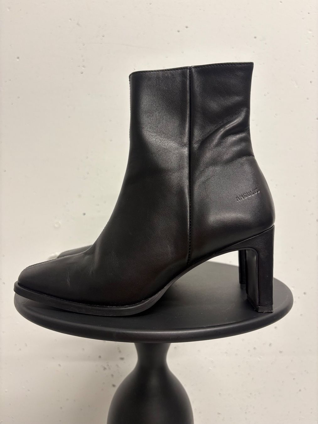 Scarpe da donna: Angulus Stiefeletten 36 Leder schwarz Blockabsatz – Nuovo (secondo la descrizione) da Regensdorf venduto da sec_l5cr 2