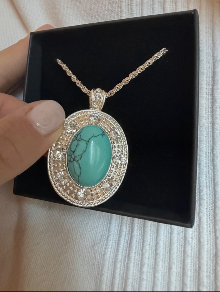 Catenine: Halskette mit Türkis – Nuovo e nell'imballaggio originale da Uster venduto da Monika_OB 3
