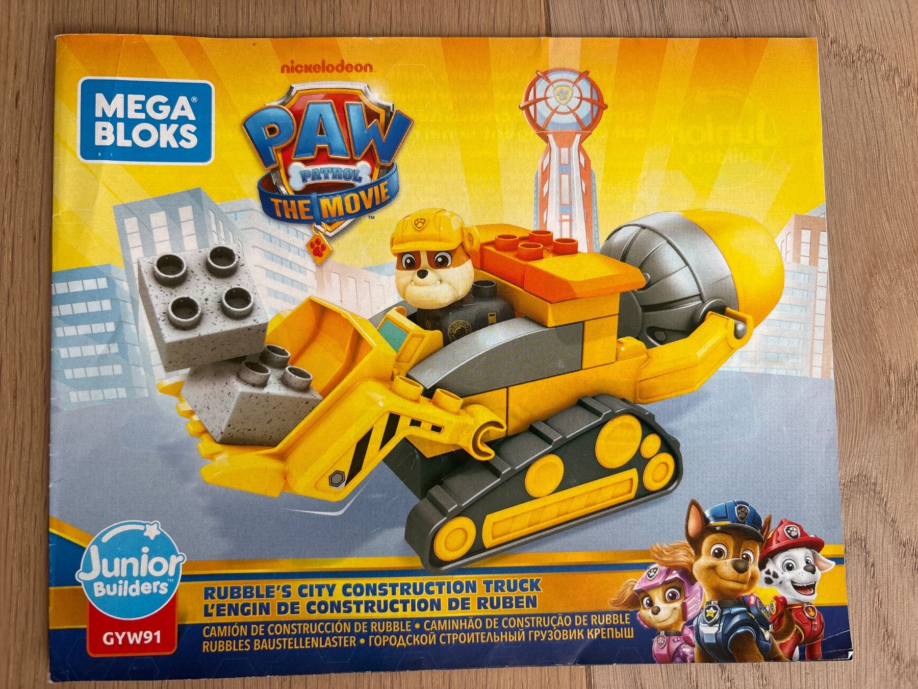 Giocattoli: Paw Patrol Rubble Mega Bloks – Usato da Volketswil venduto da PHTLS 2