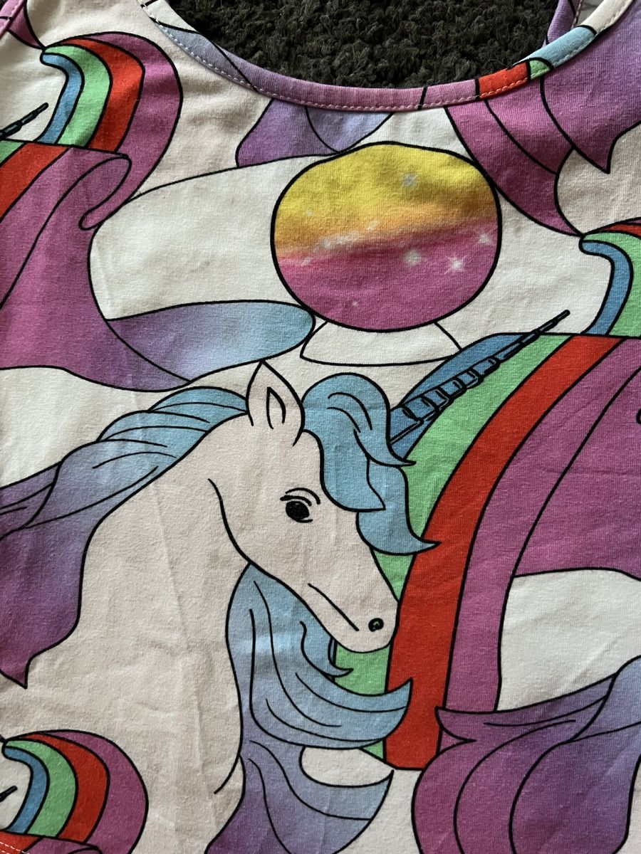 Zara Tops: Zara Body mit Einhorn Muster, Gr.S 🦄 – Neu (gemäss Beschreibung) aus Effretikon von Briga.S. 1