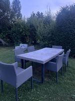 defekter Gartentisch zu verkaufen
