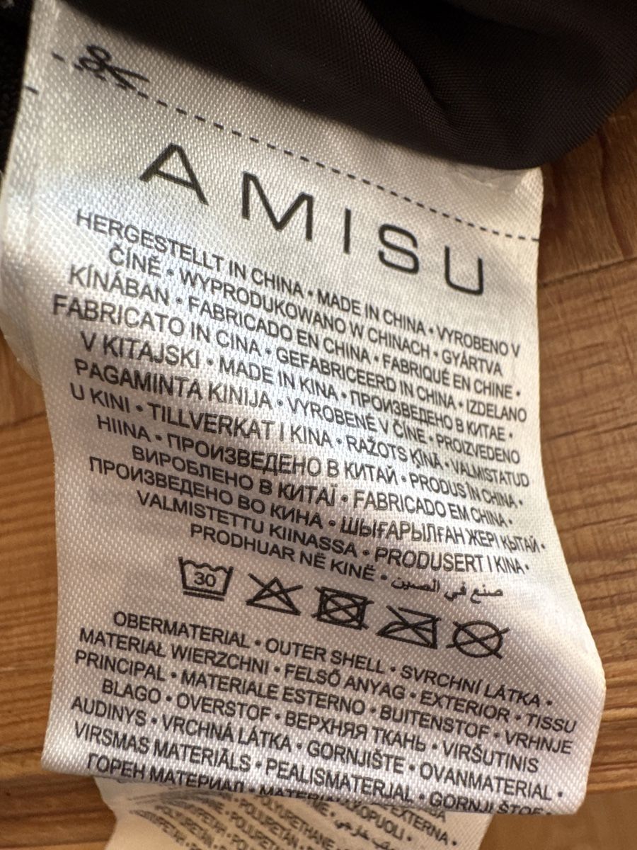 Giacche: Amisu Lederimitatjacke Gr. 42 schwarz – Nuovo e nell'imballaggio originale da Mauren venduto da ducducturi 8