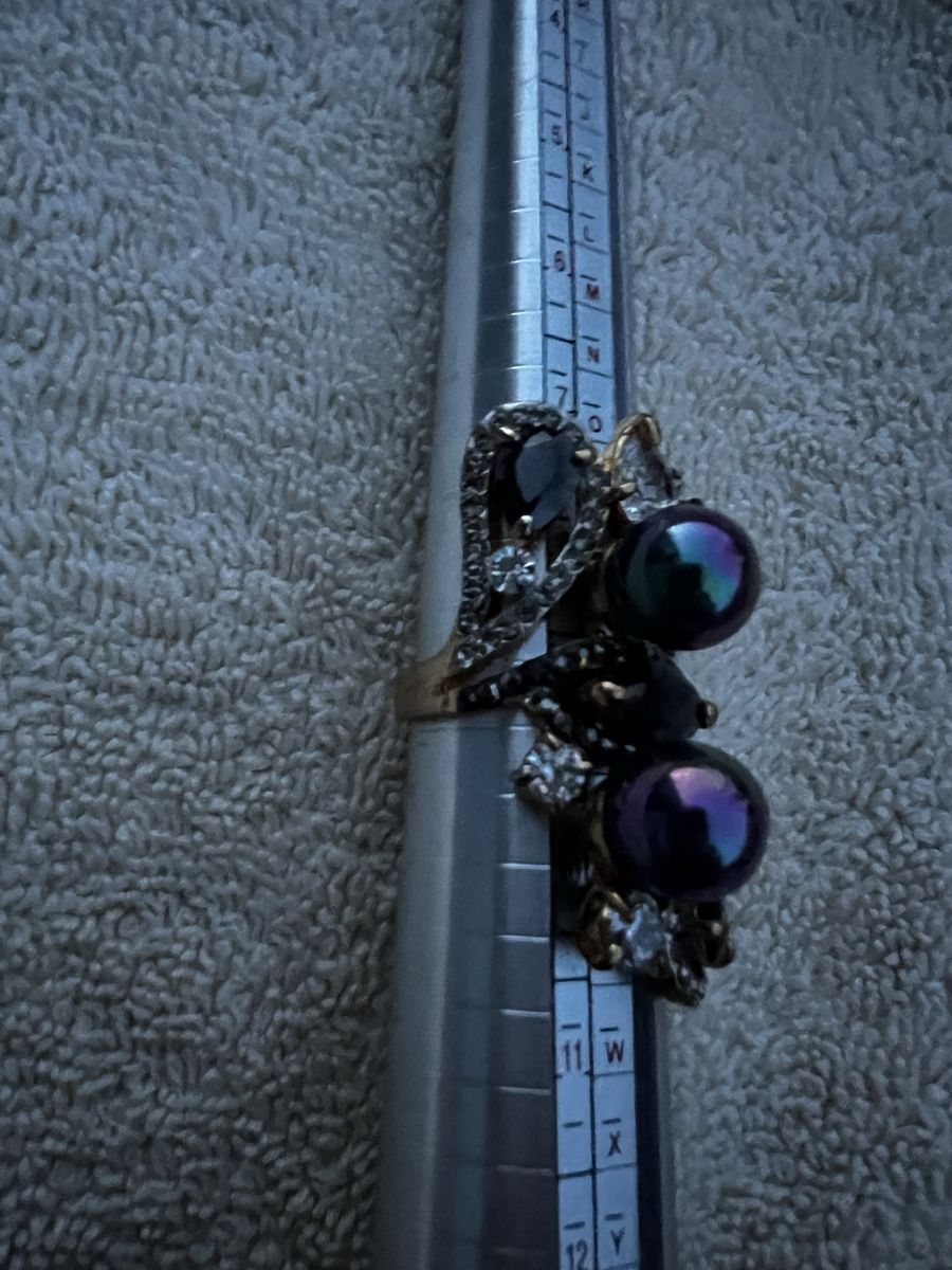 Anelli: Schmuck: Eleganter Damenring mit Perlen, Grösse 19/20 – Nuovo e nell'imballaggio originale da Rorschach venduto da lvi_p29s 5