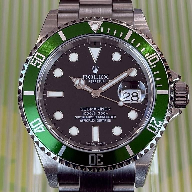 Orologi: Rolex Submariner "Kermit" Unpolished 16610LV – Usato da Genève venduto da minty.watches 7