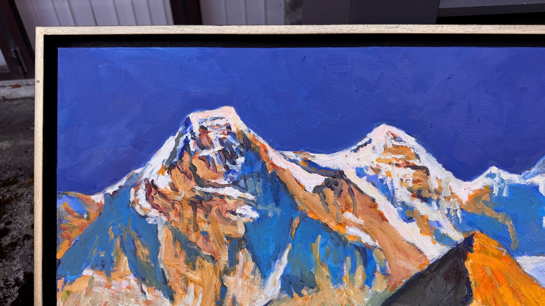Gemälde: Die Berner Alpen – Neu (gemäss Beschreibung) aus Langnau am Albis von Antonius0 2