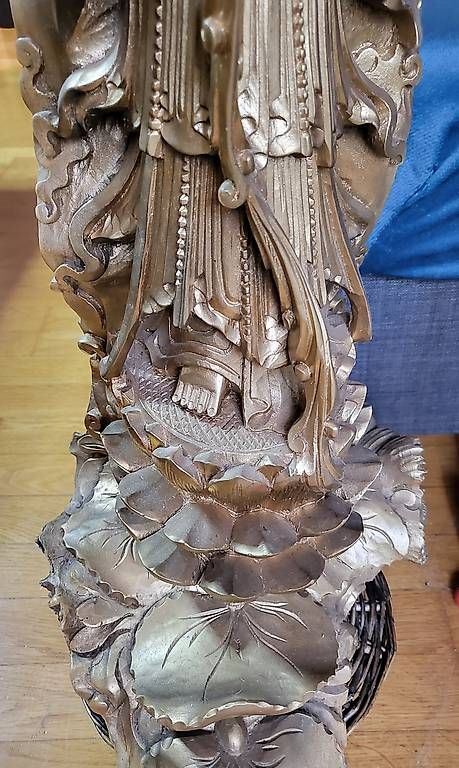 Sculture & Statue: Wunder schöner geschnitzter Budda vergoldet – Usato da Reigoldswil venduto da Gigelino 2