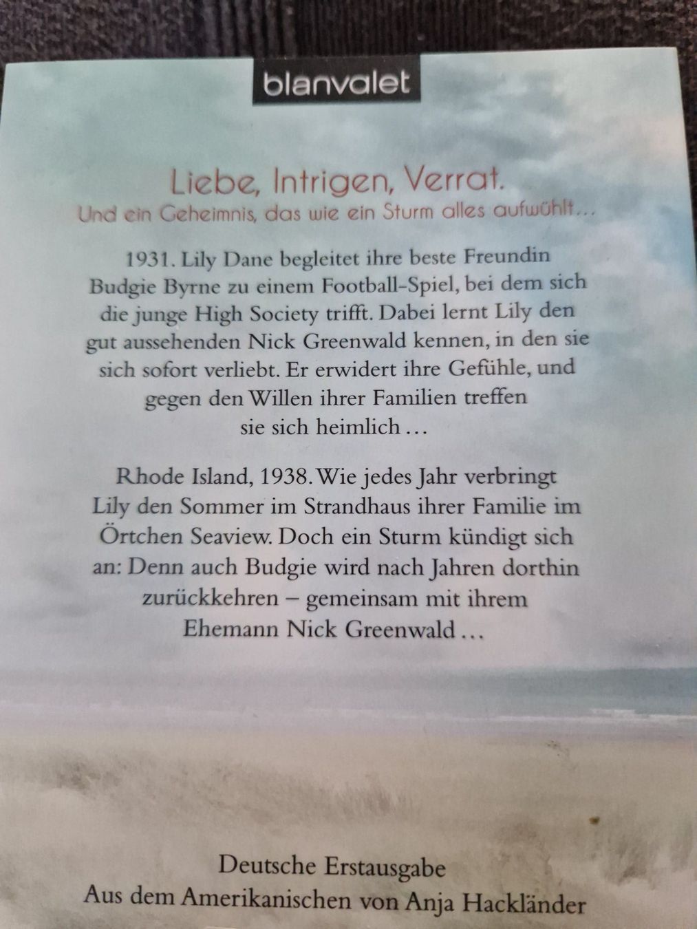 Libri: Beatriz Williams - Im Herzen des Sturms – Nuovo (secondo la descrizione) da Neuhausen am Rheinfall venduto da Alchimista 1