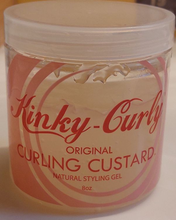 Curling Custard Lockencreme Mit Kokosöl & Mongongoöl – 355 Ml, Parabenfrei Für Lockiges & Kinky Haar | Für Definition & Feuchtigkeit
