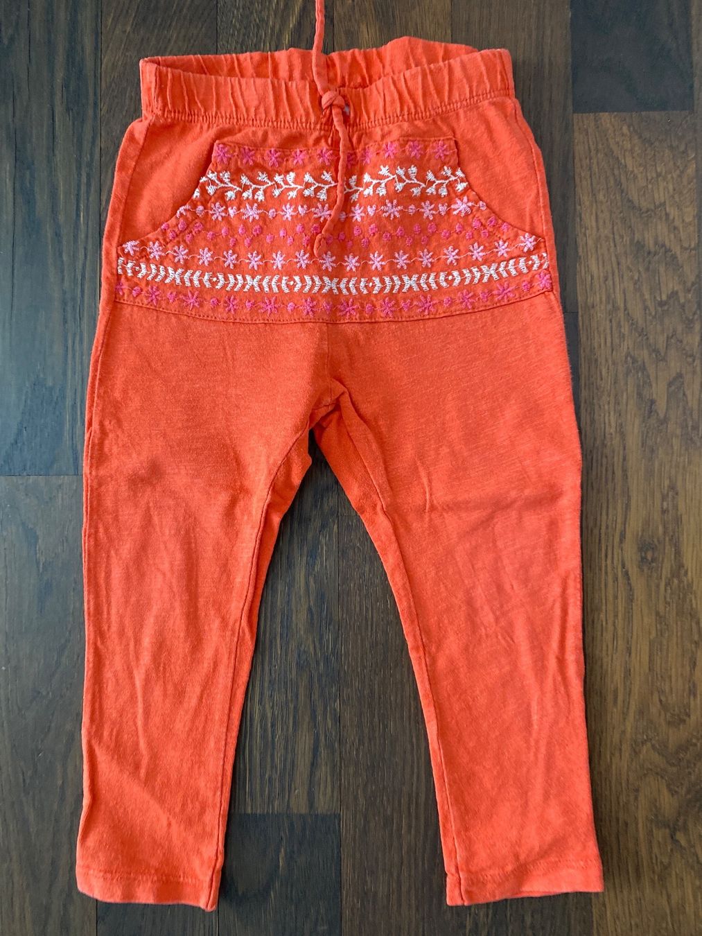 Zara Pantaloni: Leichte Baumwollhose, Zara, Gr.98, orange – Usato da Adliswil venduto da mun_k9pf