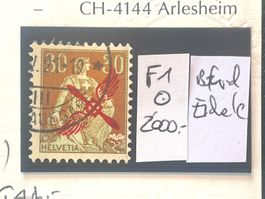 Flugpost F1 gestempelt ʘ mit Befund Eichele