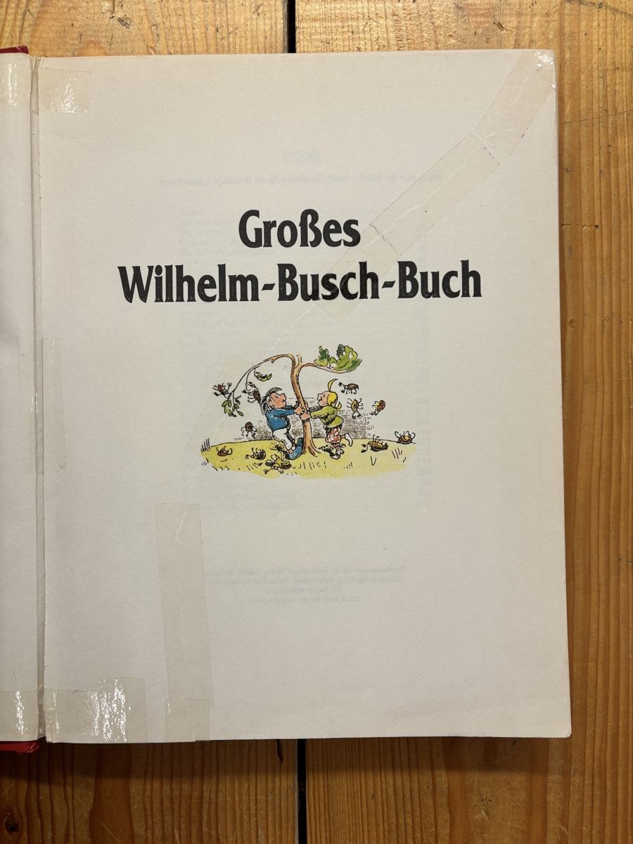 Libri: Grosses Wilhelm-Busch-Buch – Usato da Büren an der Aare venduto da Nikito2001 1