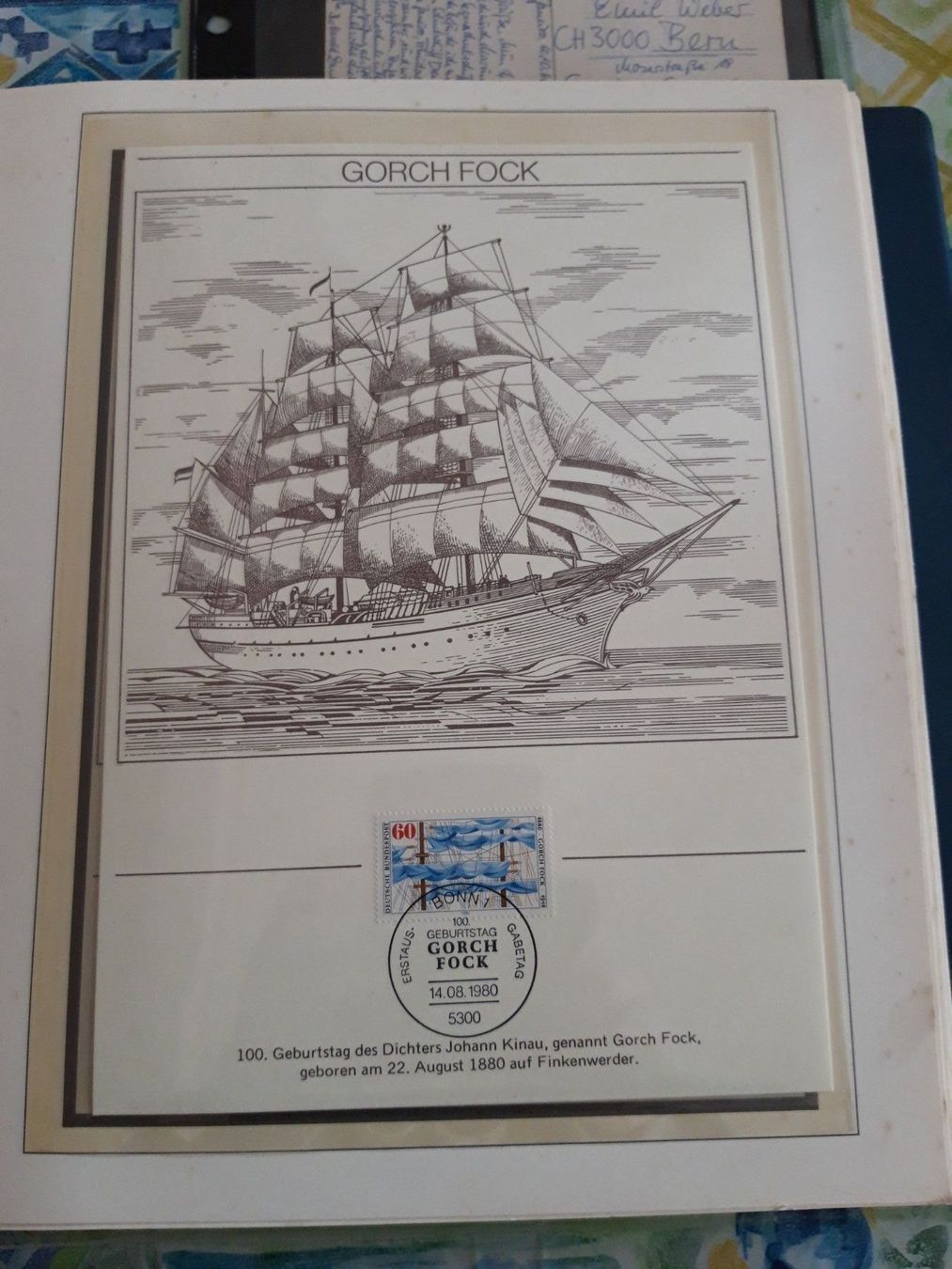 Album: Ringbinder mit Goldprägung - "Schiffe" – Nuovo (secondo la descrizione) da Wattenwil venduto da paku48 2