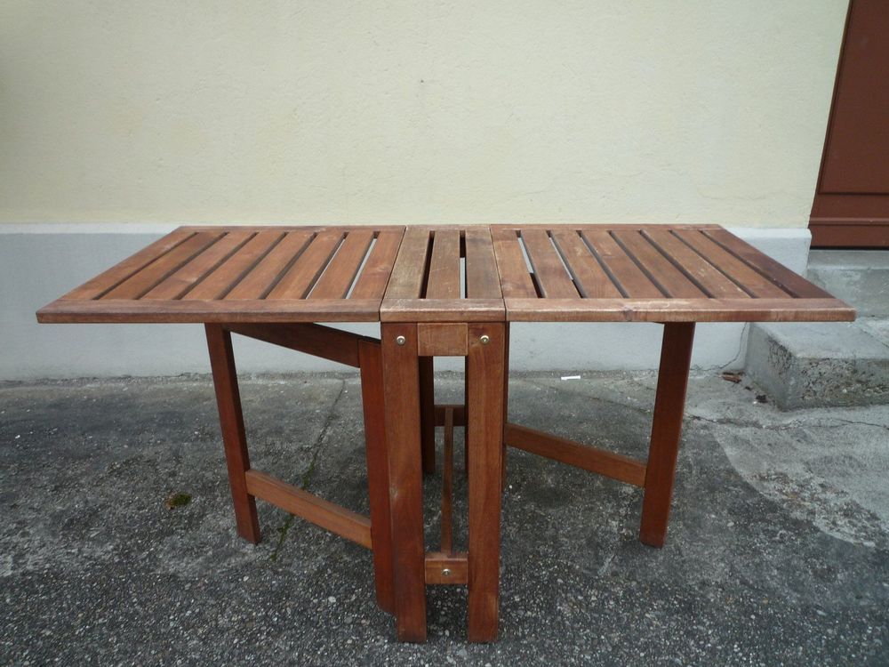 Gartentisch Holz IKEA zusammenklappbar Kaufen auf Ricardo