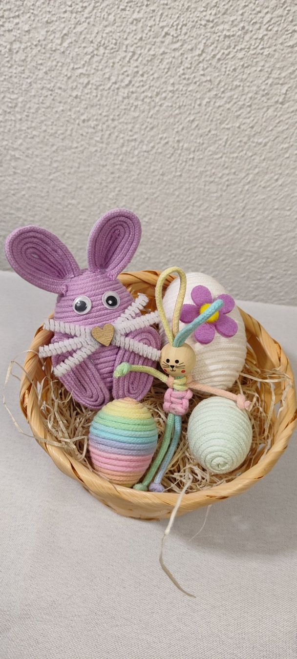 Tutte le decorazioni: Makramee Osternest 🐰 – Nuovo e nell'imballaggio originale da Männedorf venduto da mes_7725