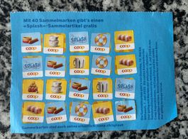 Coop Sammelkarte Splash 1 VOLLE Karte ✨