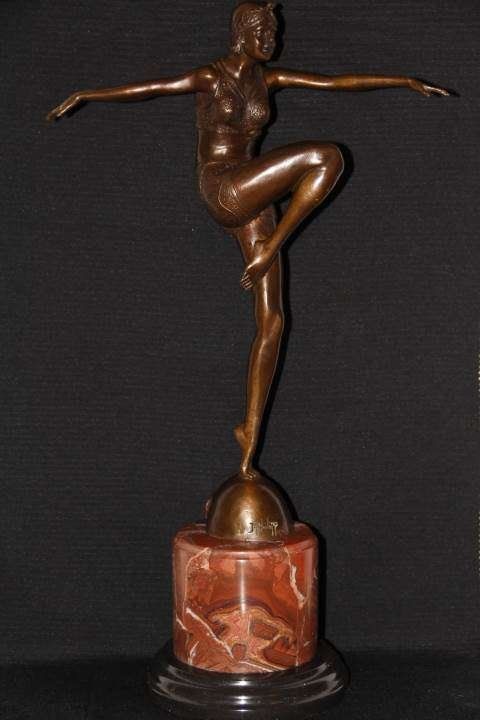 Sculture & Statue: Sculpture en bronze Art-Deco – Usato da Praz (Vully) venduto da pikuluka1