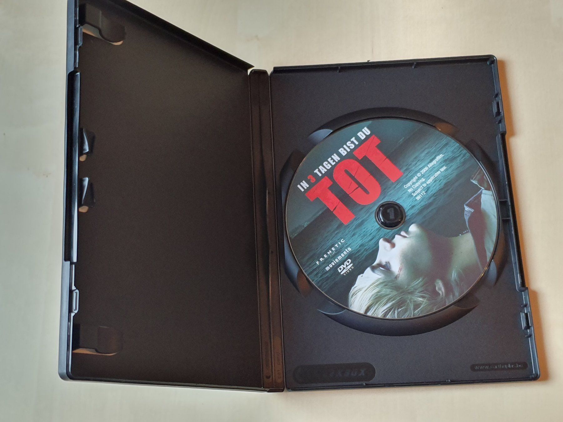 Alle DVDs: In 3 Tagen bist du tot – Gebraucht aus Stansstad von collectorsshop 2
