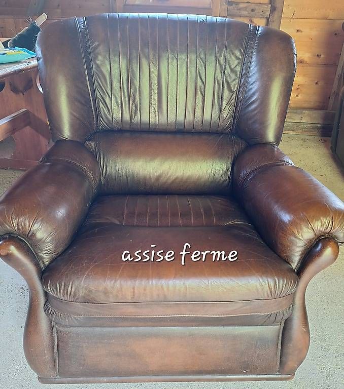 Poltrone: Fauteuil cuir – Usato da Saillon venduto da lalydess
