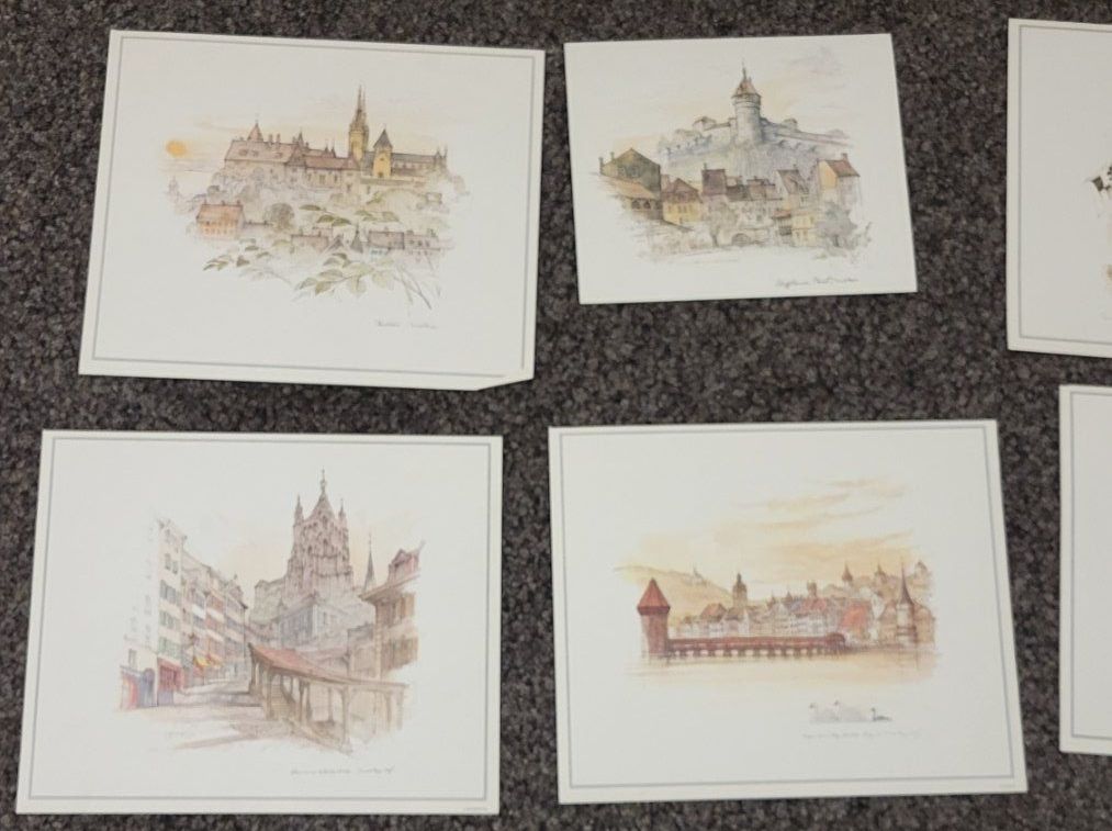 Foto & Immagini: 10 Stk. Schweizer Grafiken – Usato da Trin Mulin venduto da jerb 5