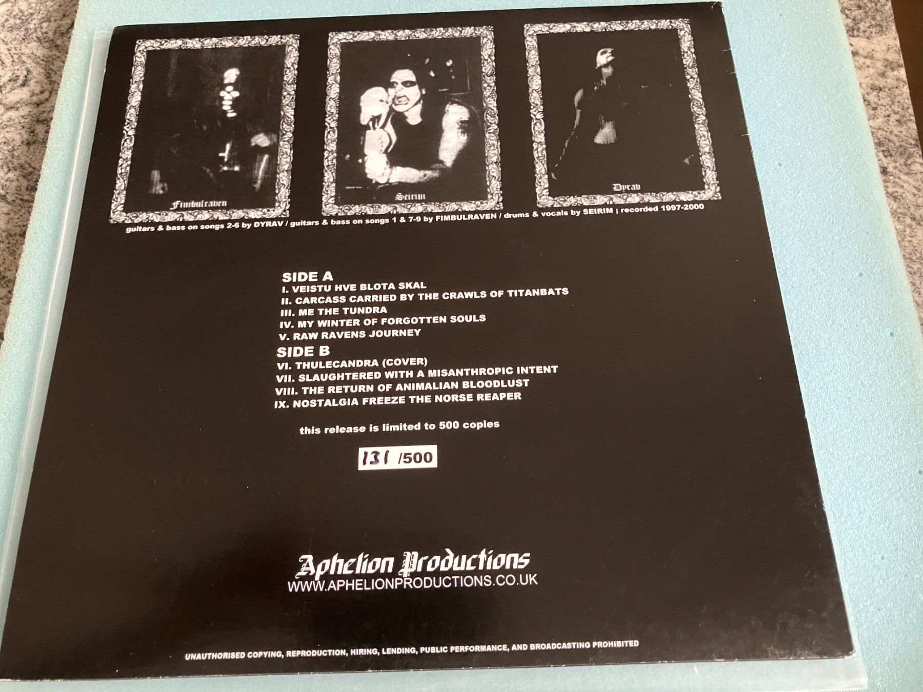 Dischi in vinile: Necrofrost – Usato da Aarwangen venduto da Jukebox3 2