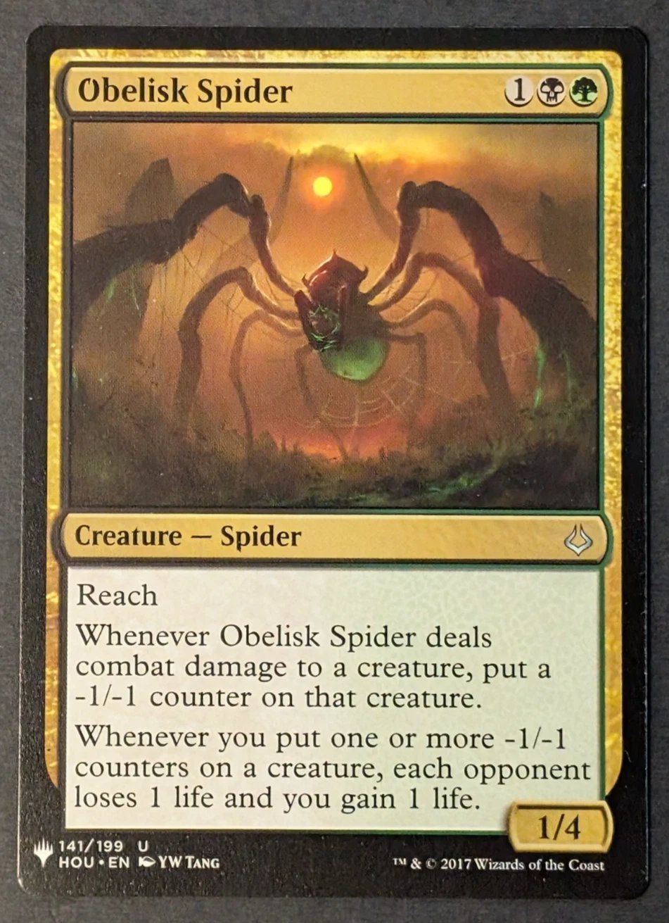 Magic The Gathering Cartes à collectionner: Obelisk Spider - MtG - EN – D'occasion à Bolligen par Gurkenfeld