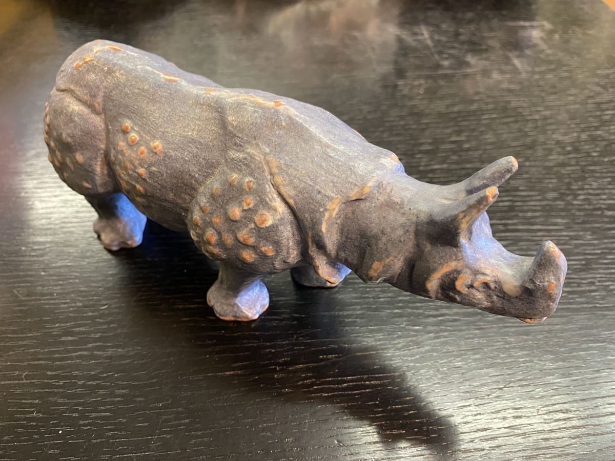 Sculture & Statue: Nashorn Skulptur – Usato da Bern venduto da soh_f9tb 1