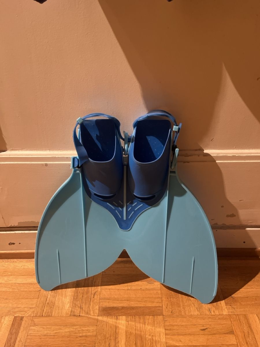 Costumi da bagno: Queue de sirène bleue brillante – Usato da Pully venduto da Guylene_11 1