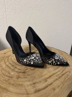 New Look High Heels Schwarz mit Strass Gr. 37