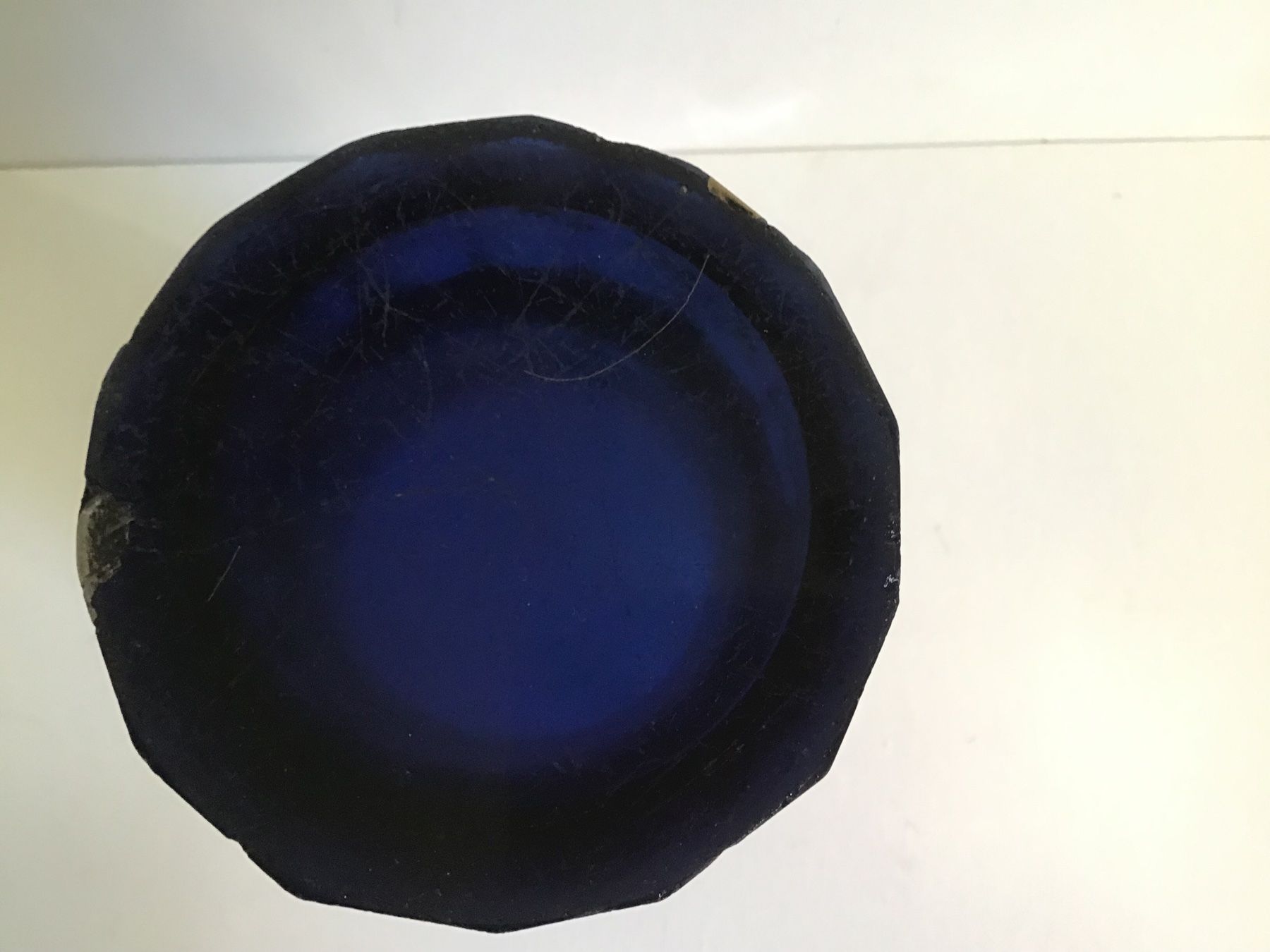 Moser Vasi & Recipienti: Antike Moser Vase blau – Usato da St. Gallen venduto da Goldlilly 3