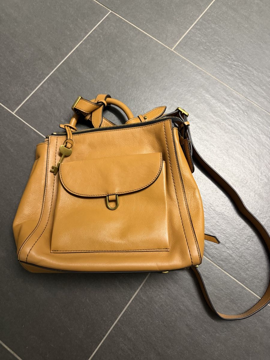 Fossil Taschen für Damen: Fossil Damentasche Leder camel guter Zustand – Neu (gemäss Beschreibung) aus steinach von Tintenfis5