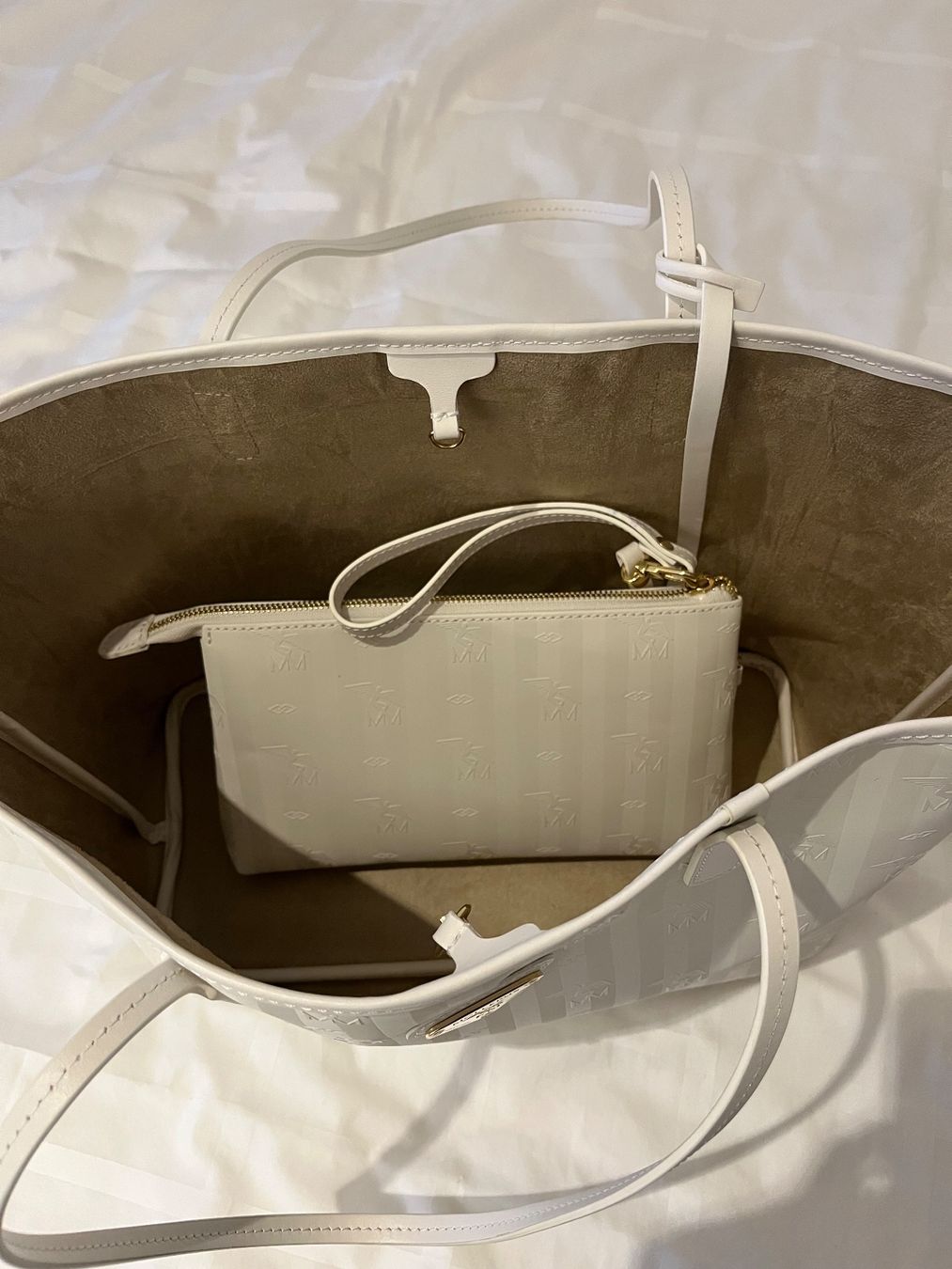 Maison Mollerus Borse da donna: Maison Mollerus Shopper Bern weiss – Nuovo (secondo la descrizione) da Arbon venduto da FabienneN02 2