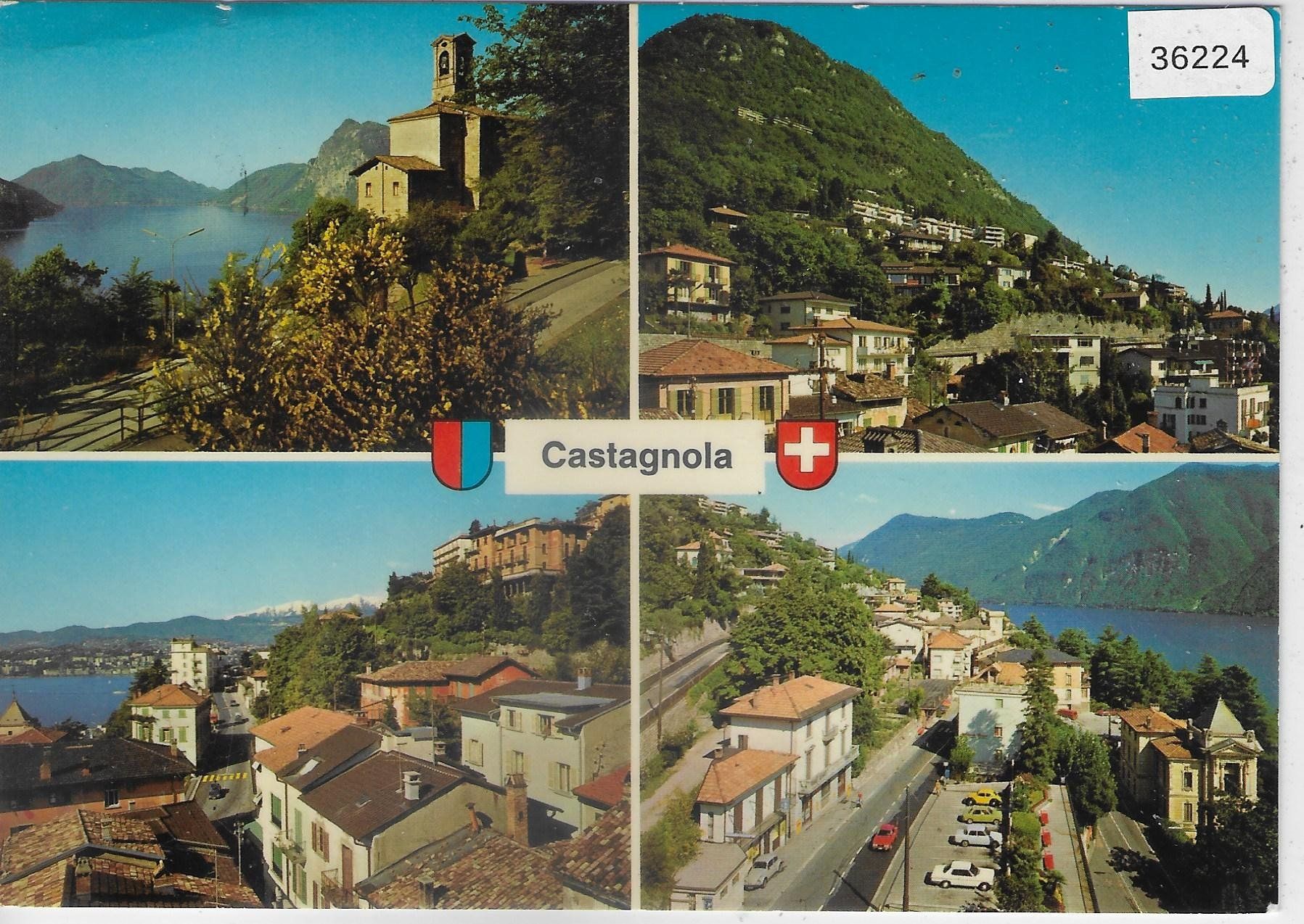 Cartoline postali: Castagnola sopra Lugano – Usato da Ettingen venduto da Kartenplanet