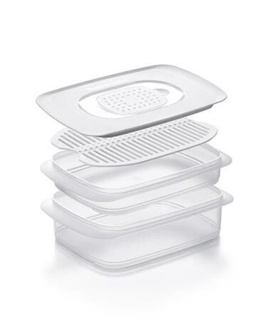 Tupperware Contenitori & Simili: Tupperware FrigoSmart 700ml + 1.5l + grille – Nuovo e nell'imballaggio originale da Morges venduto da robertomoreira