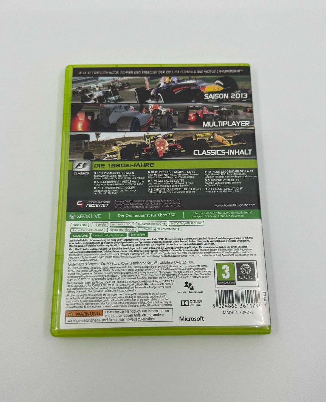 Spiele: F1 Formula 1 2013 (XBOX 360) – Gebraucht aus Herisau von Seyashop1 2