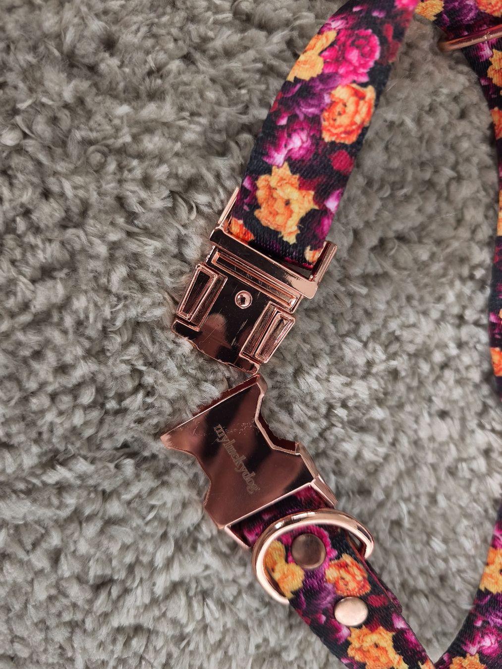 Guinzagli & Collari: Hundehalsband myluckydog Blumen – Nuovo (secondo la descrizione) da Subingen venduto da MZubi 1
