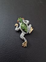 Froschförmige Brosch