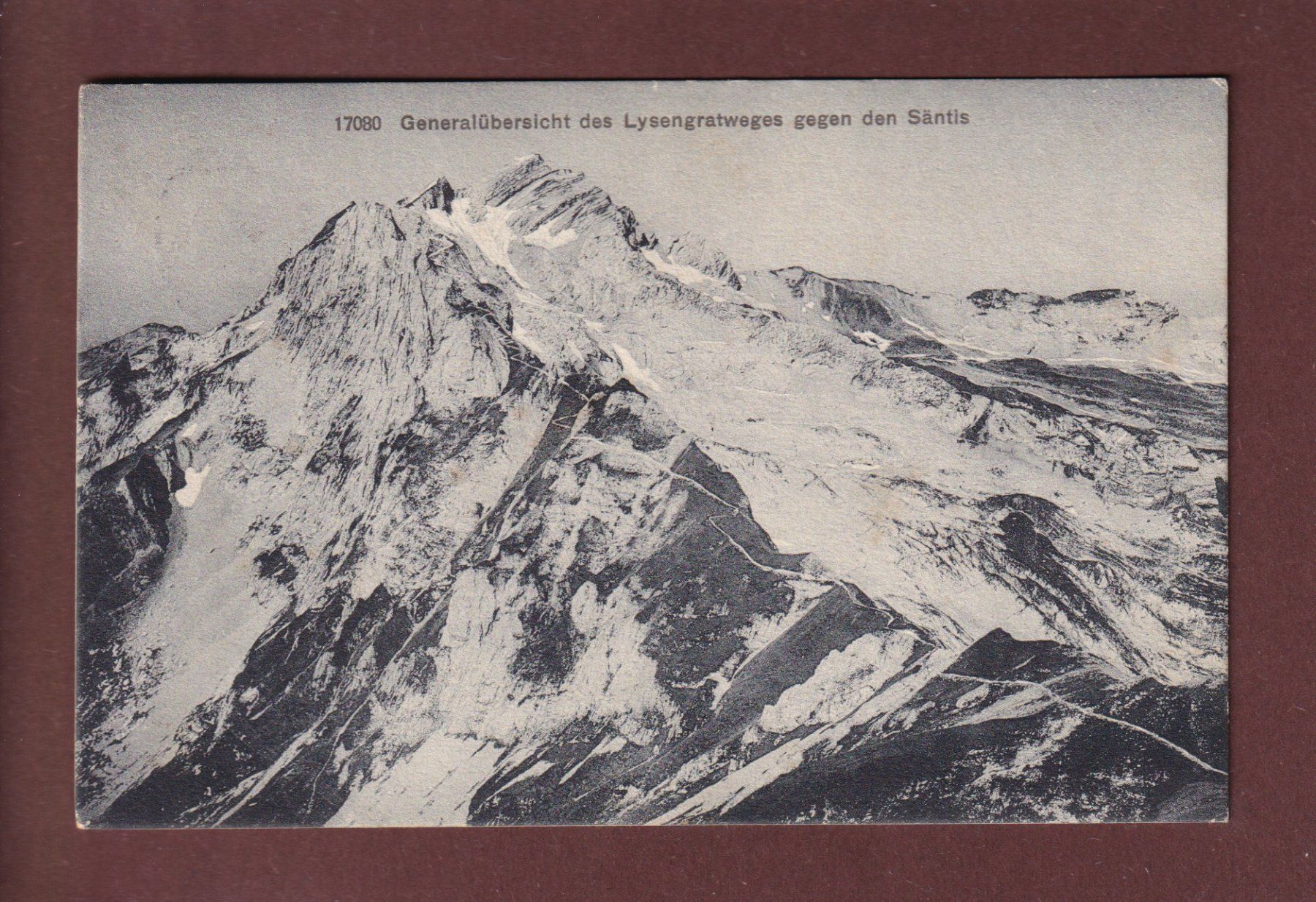 Cartoline postali: Lysengratweg gegen SÄNTIS - 1911 – Usato da Pully venduto da nicecards