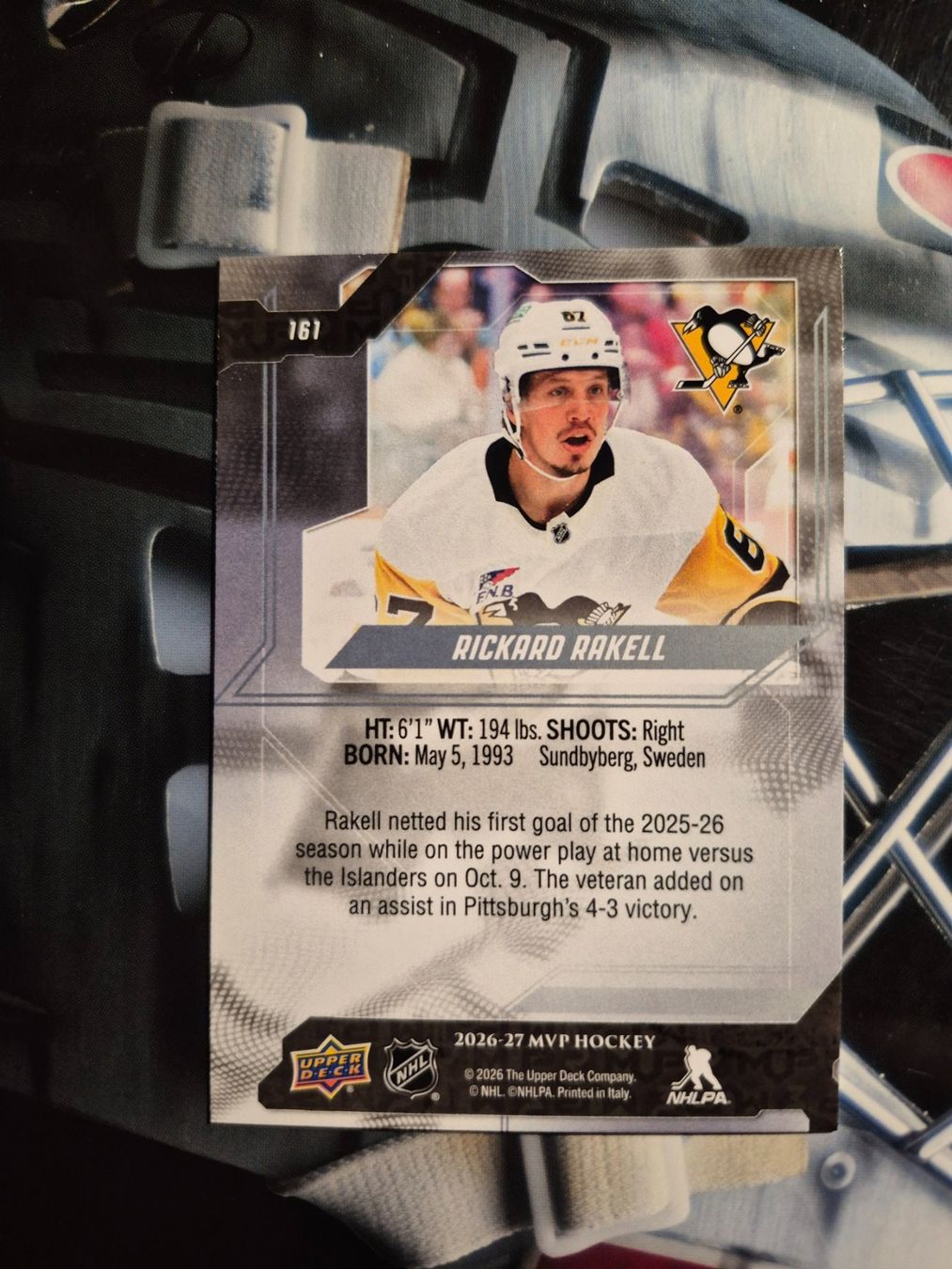 NHL Sammelbilder & Trading cards: NHL Rickard Rakell Pittsburgh Penguins – Gebraucht aus Treiten von Sauber73 1