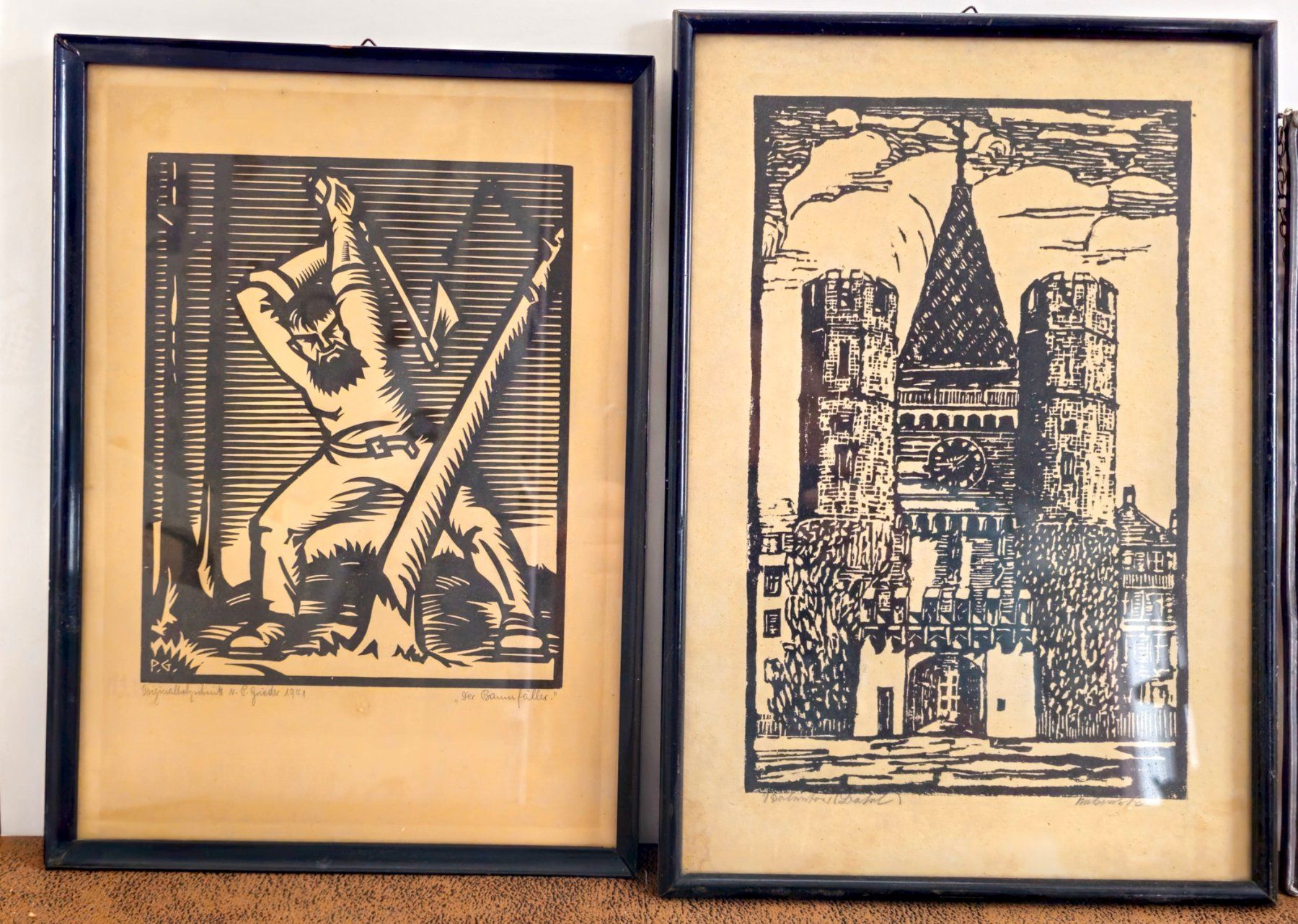 Poster & Bilder: Holzschnitte und Bleiglas Scheiben – Gebraucht aus Walenstadt von pedroju-1 1
