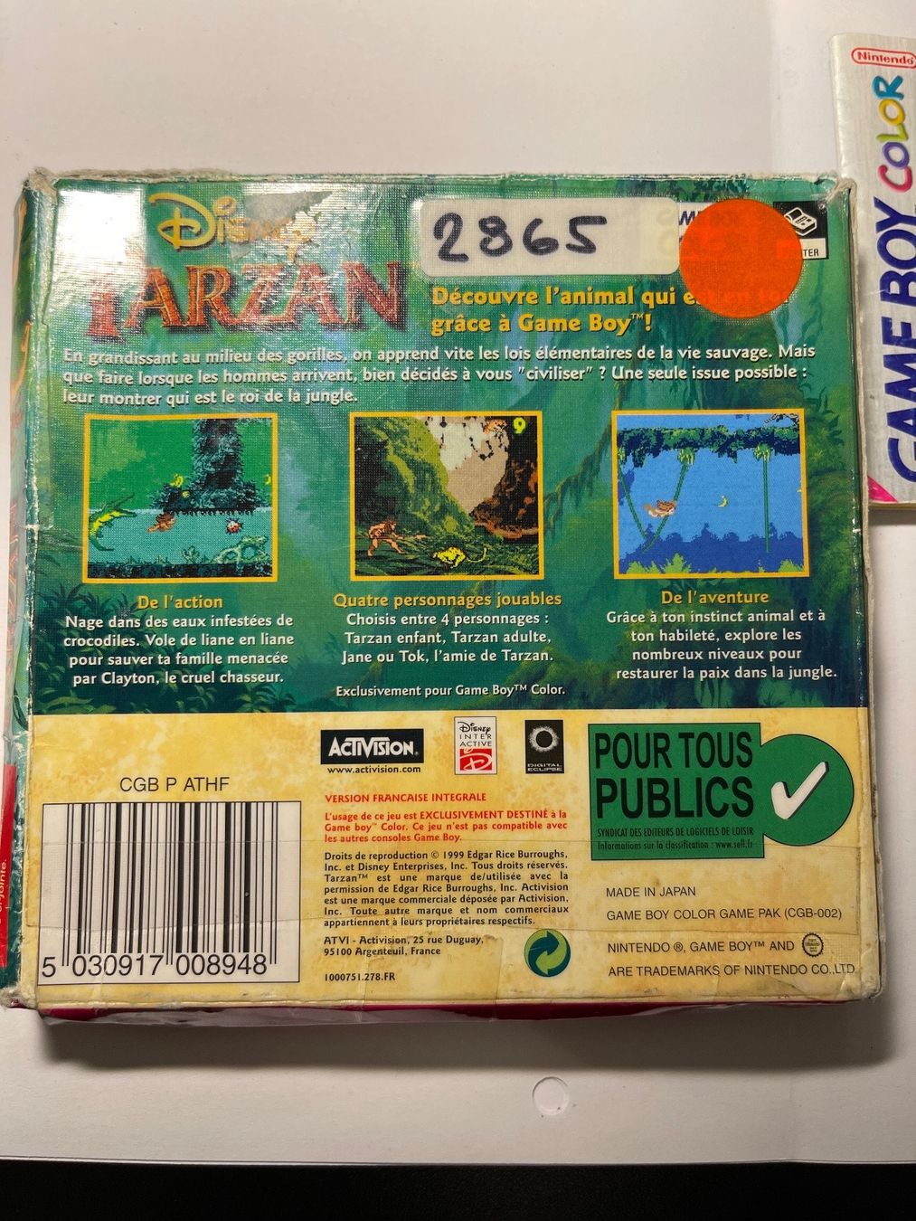 Nintendo Jeux: TARZAN Game Boy Color in OVP – D'occasion à Derendingen par Ninten.do 1