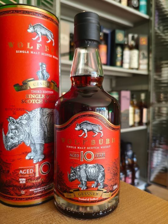 Wolfburn Spirituosen: Wolfburn 2016 | 10 Jahre | Gessner Third Edition | 55% – Neu und originalverpackt aus Trimbach von WhiskyLooser 2