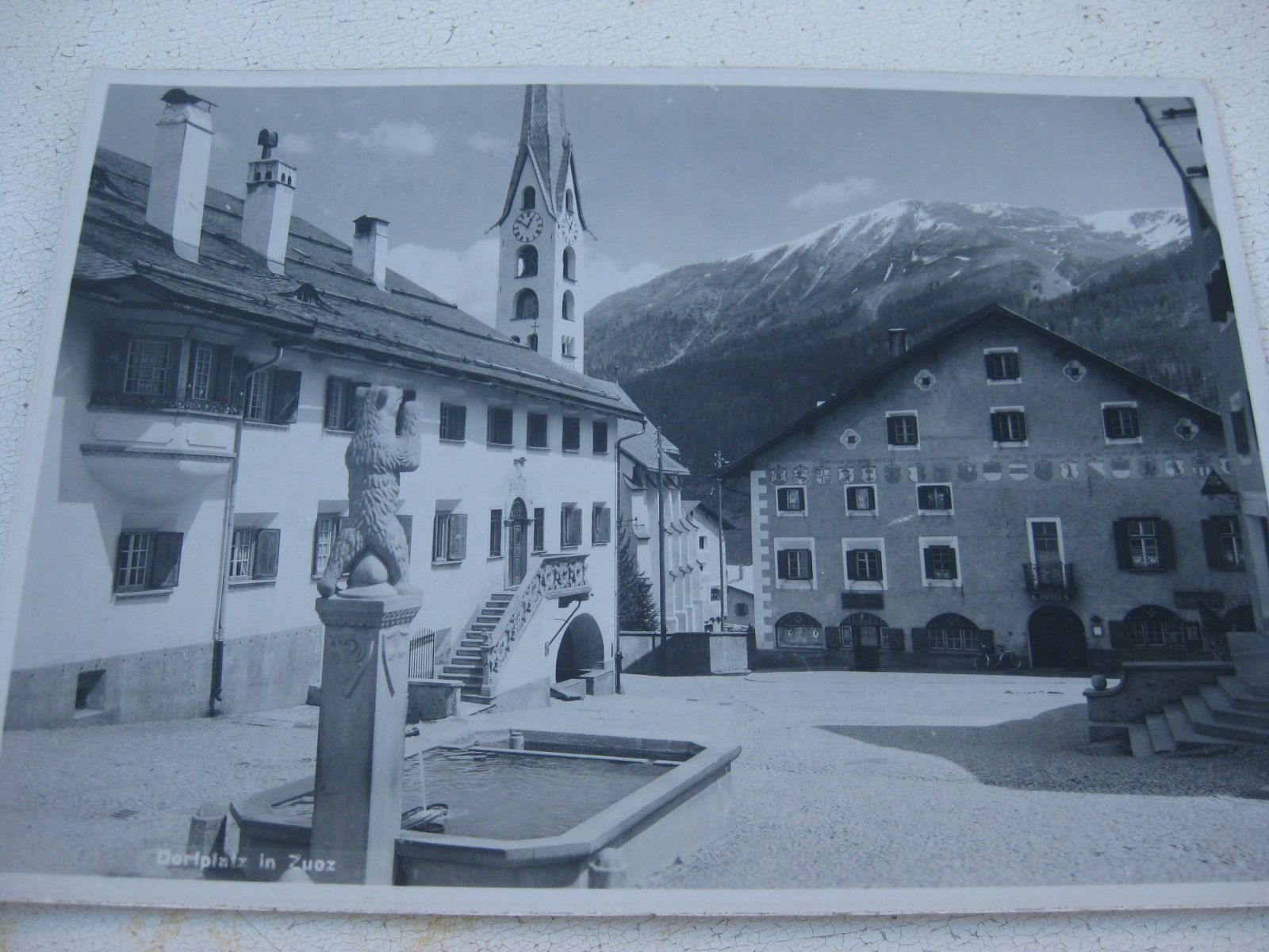 Cartoline postali: Zuoz Dorfplatz – Usato da Malters venduto da Marosko